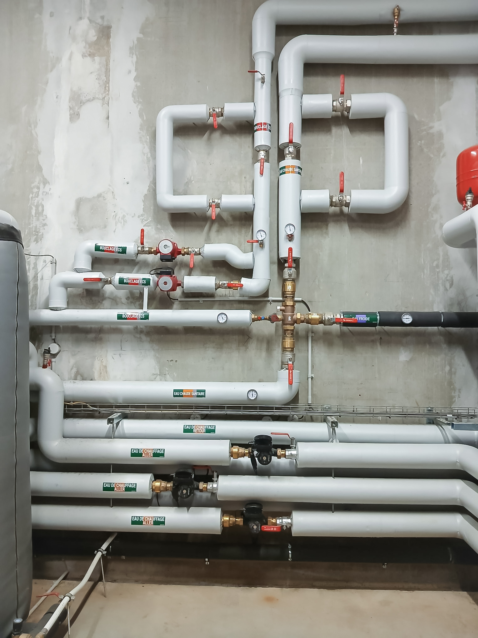 Programme de 74 logements à Aix-les-Bains, installation Therm-Sanit