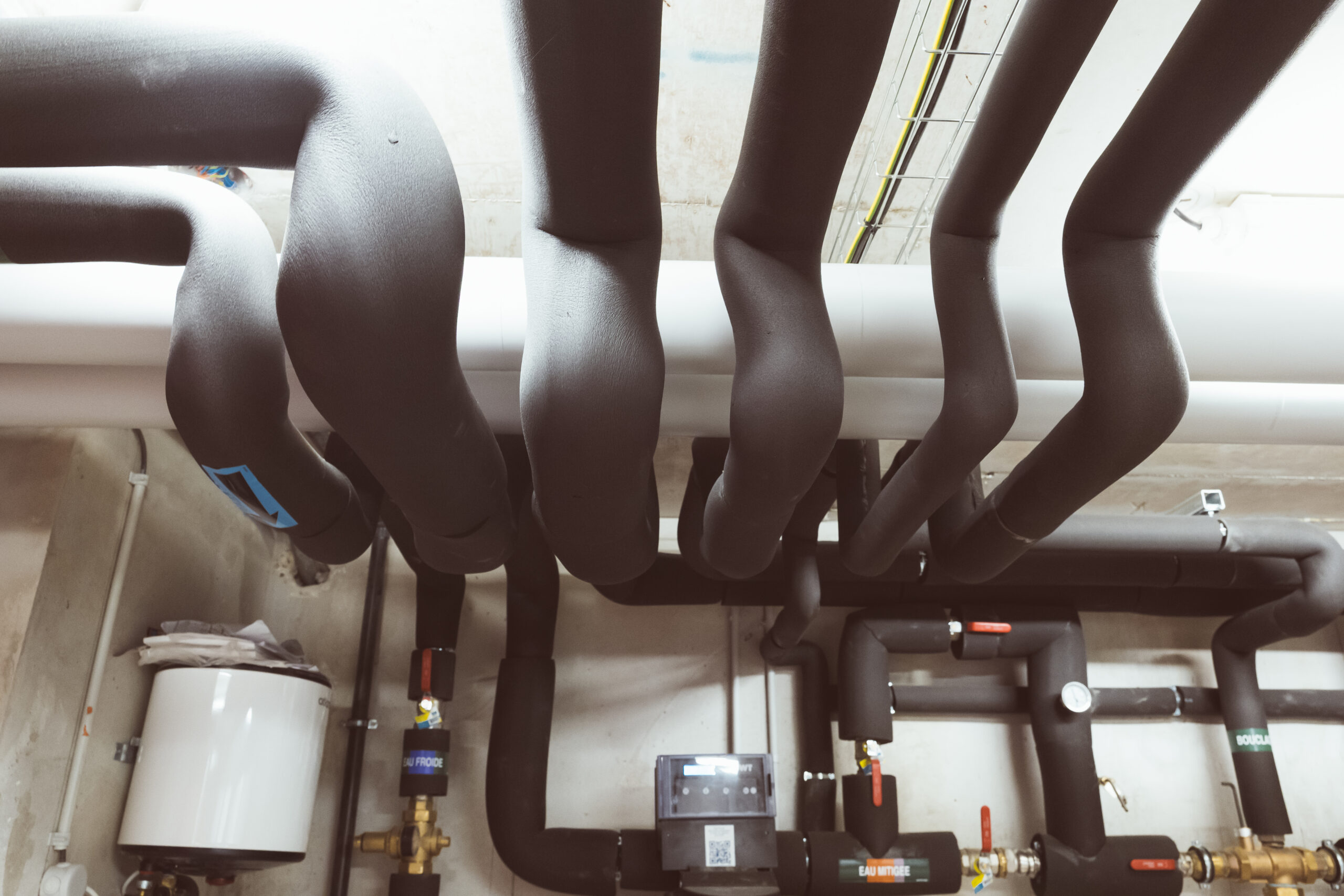 Projet Cœur de Frangy, installation Therm-Sanit