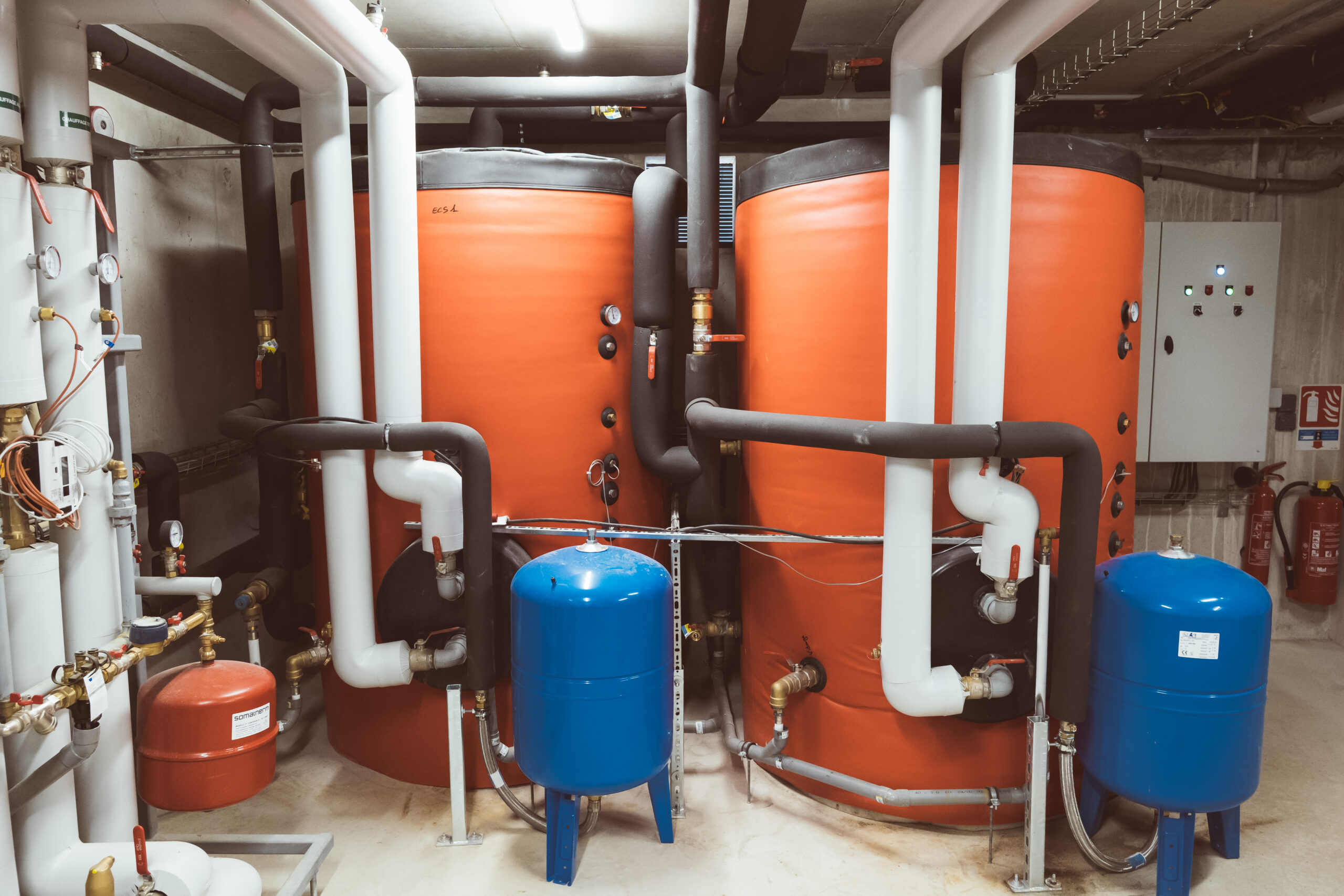 Projet Cœur de Frangy, installation Therm-Sanit