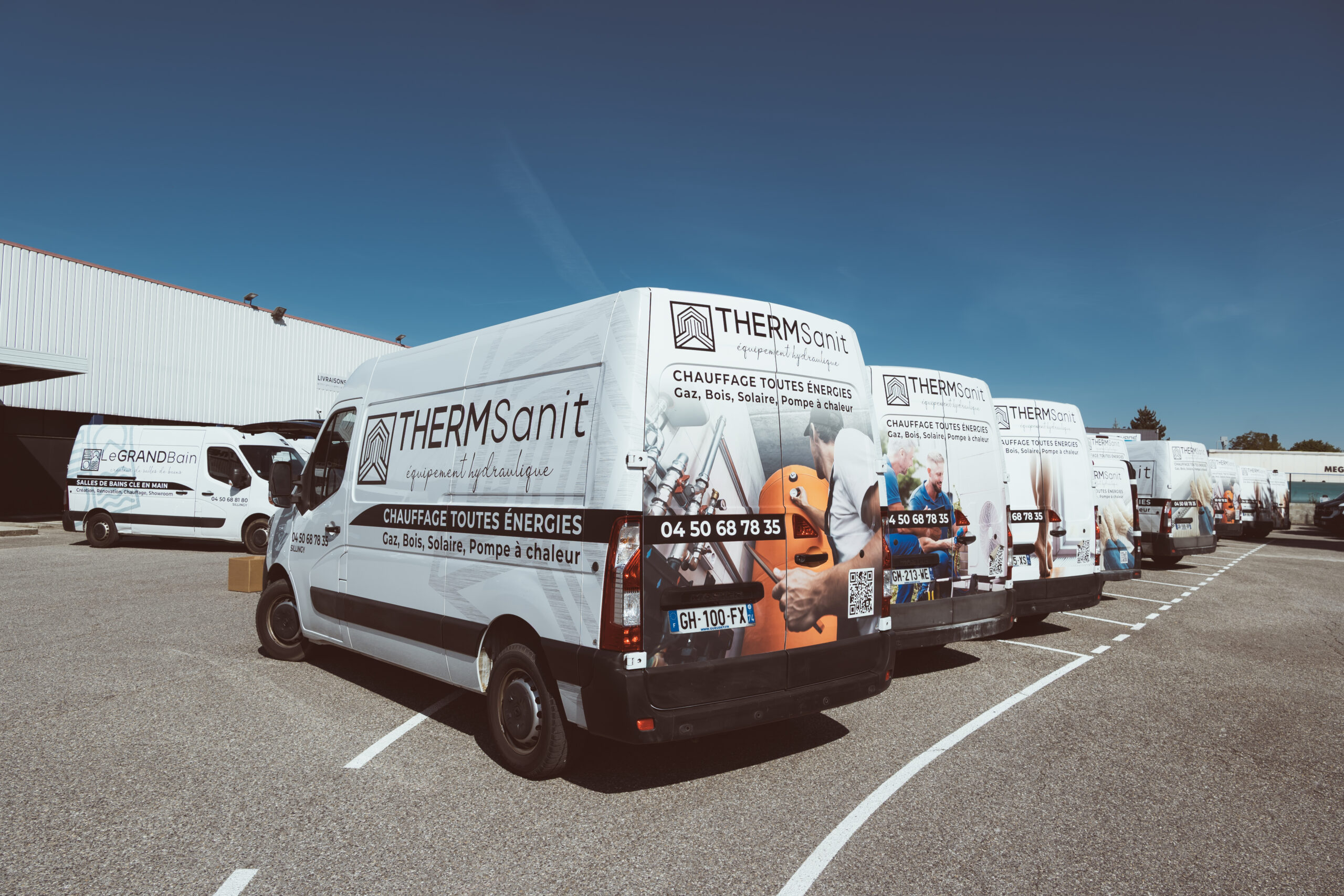 Photo camions 2 – véhicules d'intervention Therm-Sanit