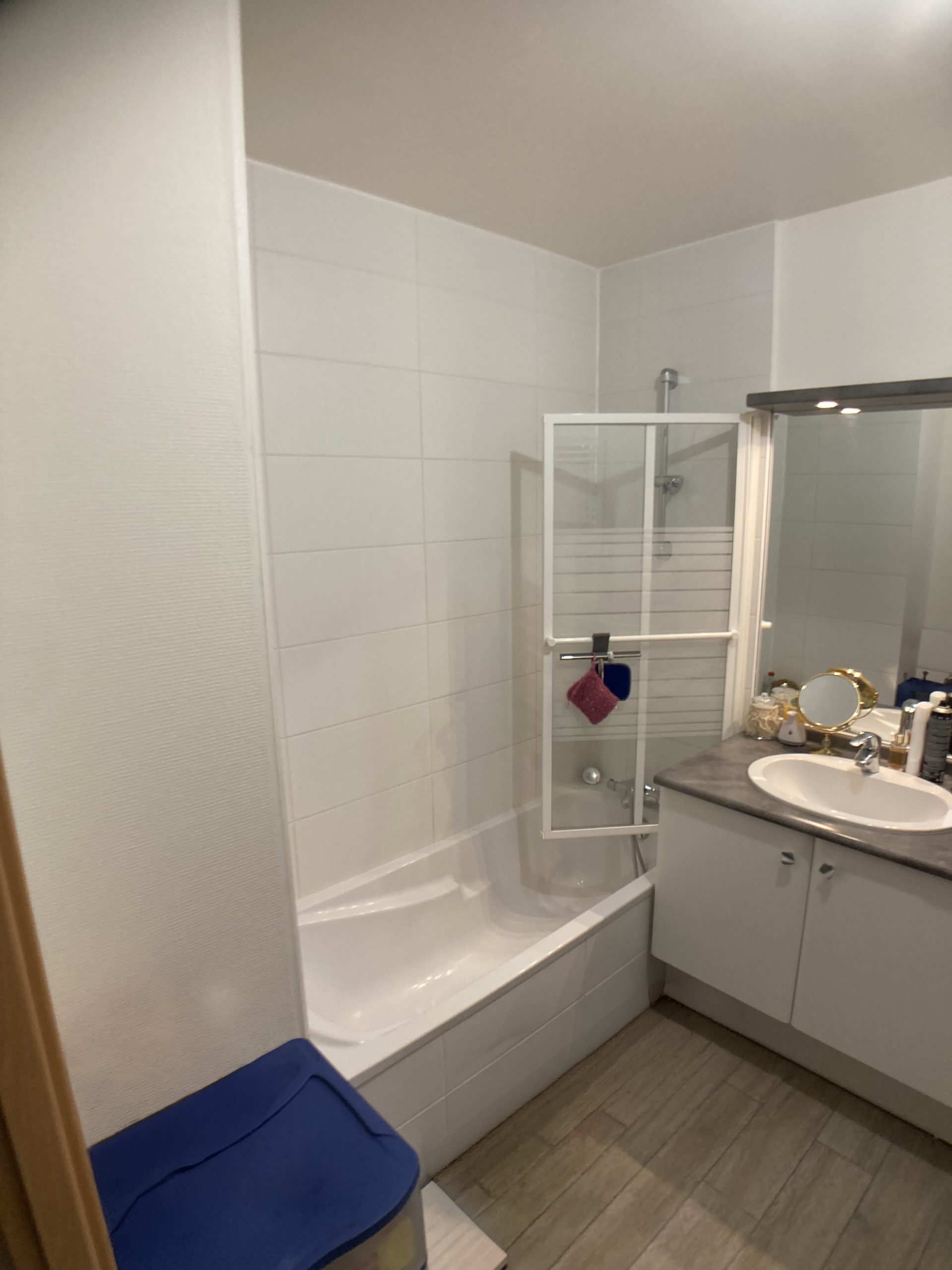 Salle de bains avant les travaux