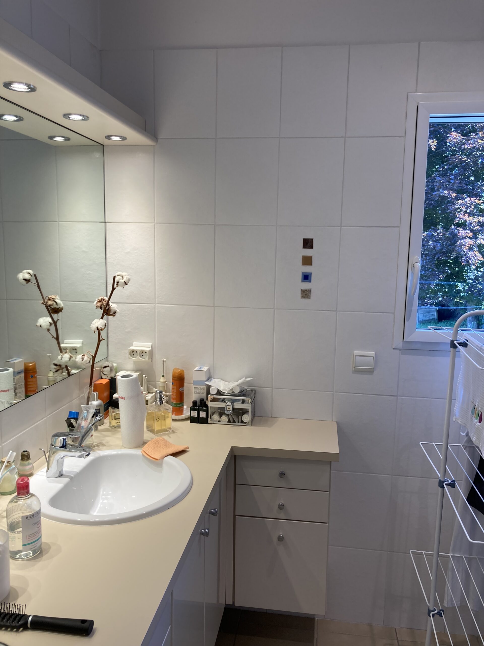Salle de bains avant les travaux