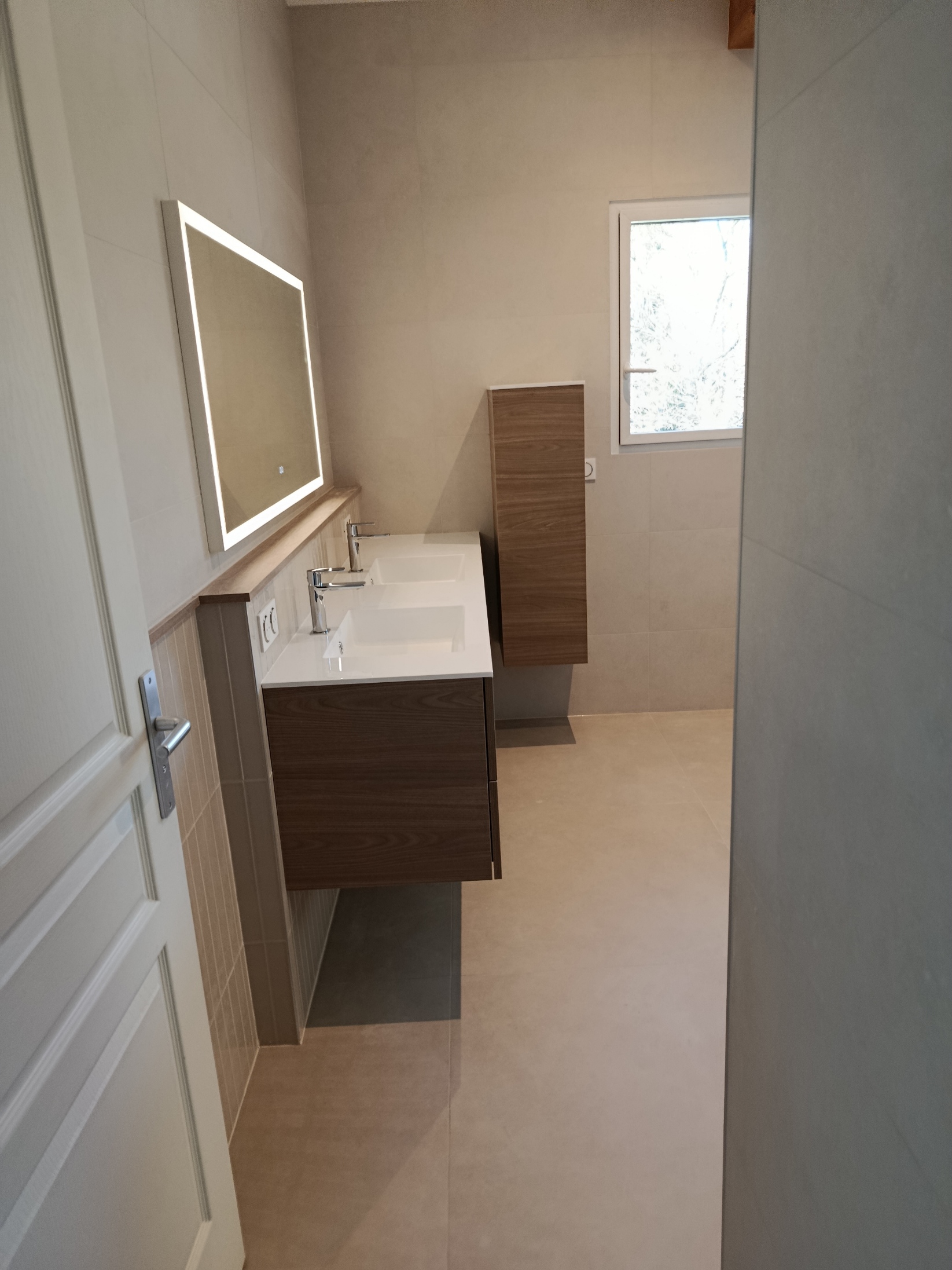 Salle de bains après les travaux