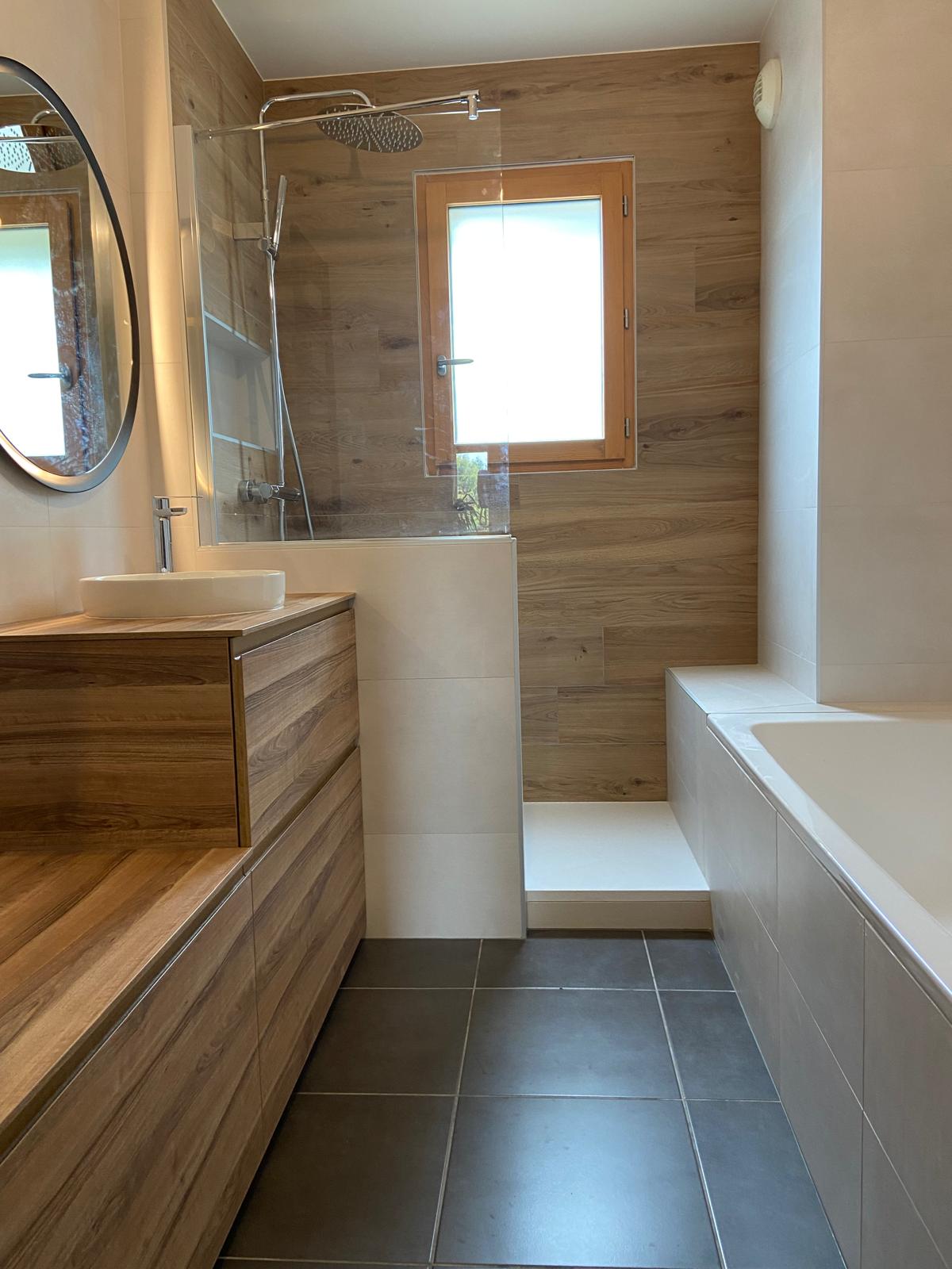 Salle de bains après les travaux