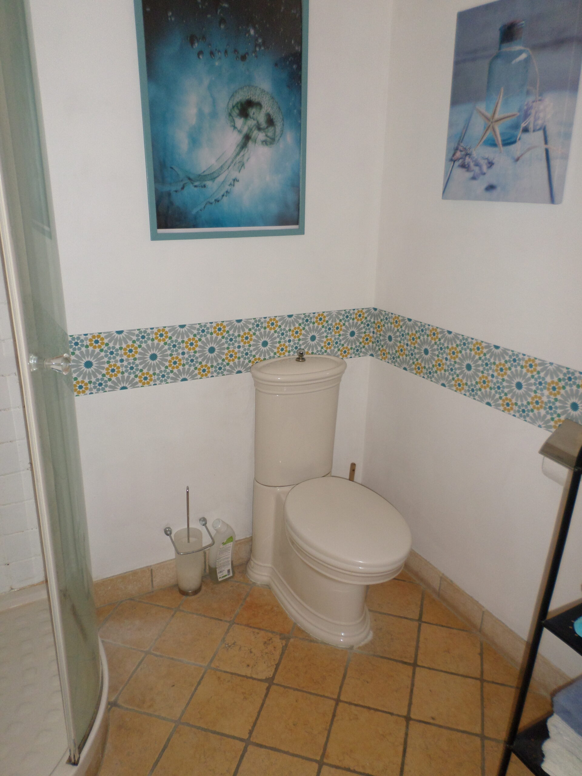 Salle de bains avant les travaux