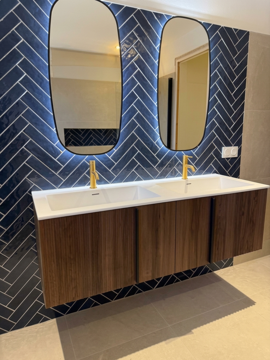 Salle de bains après les travaux